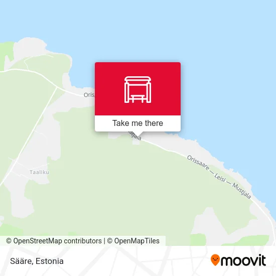 Карта Sääre