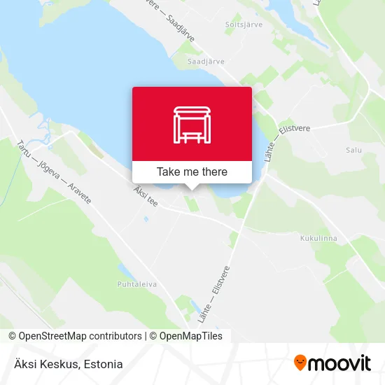 Карта Äksi Keskus