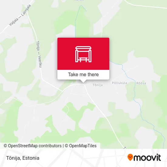 Карта Tõnija