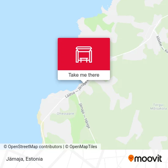 Карта Jämaja