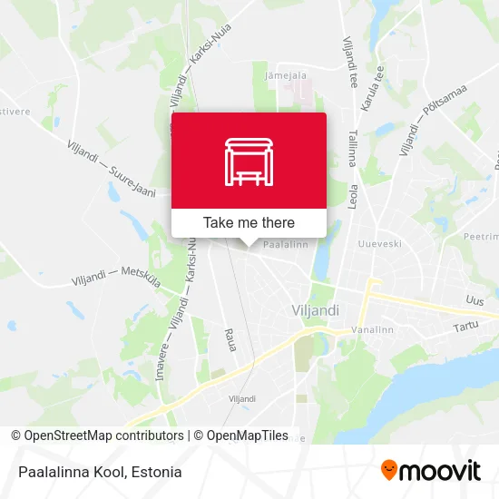 Карта Paalalinna Kool
