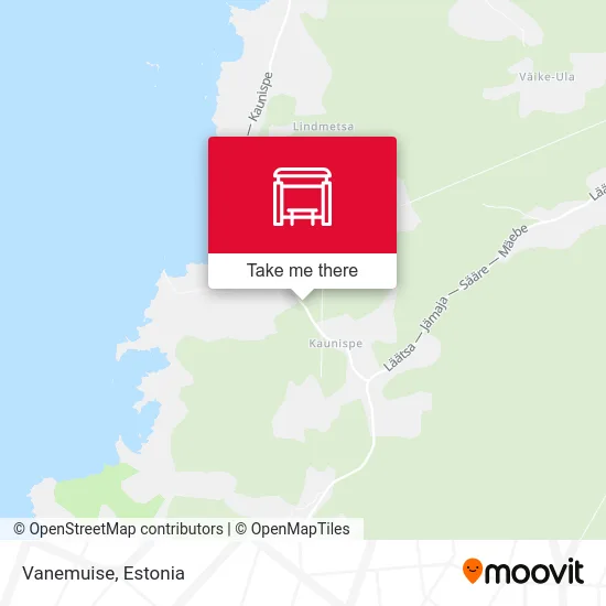 Карта Vanemuise