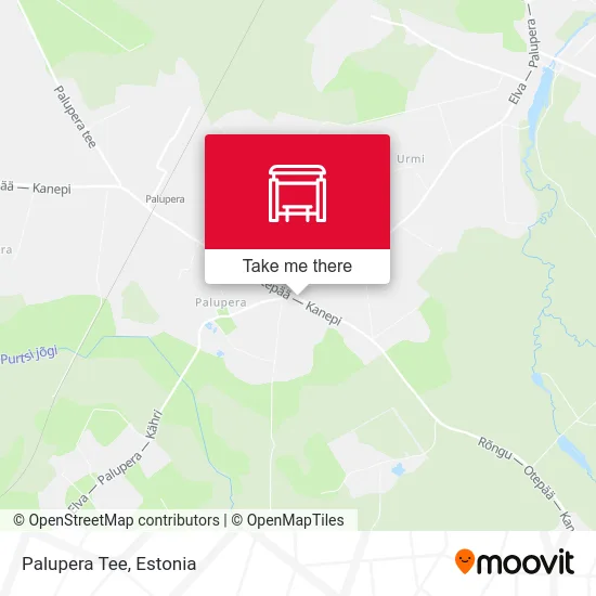 Карта Palupera Tee