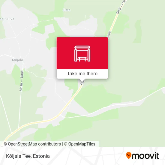 Карта Kõljala Tee