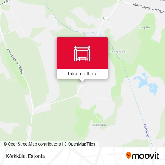 Карта Kõrkküla