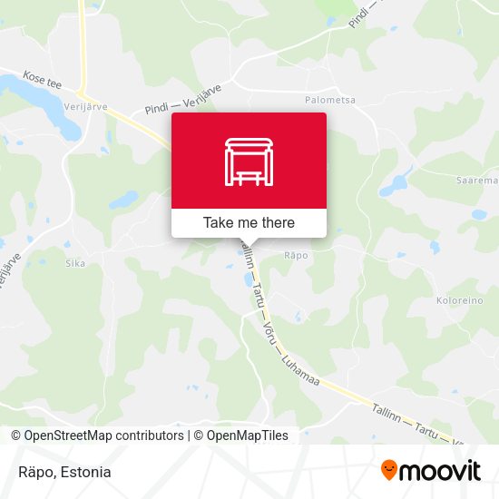 Карта Räpo