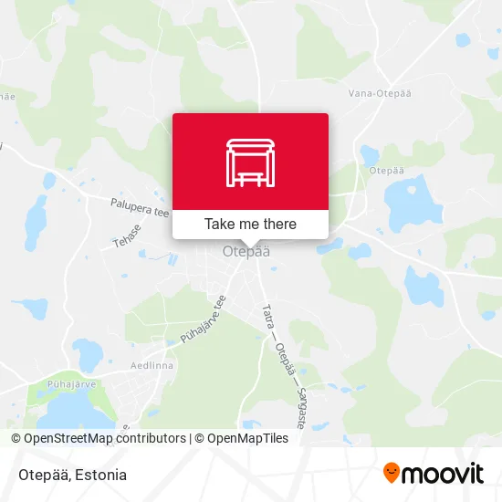 Карта Otepää