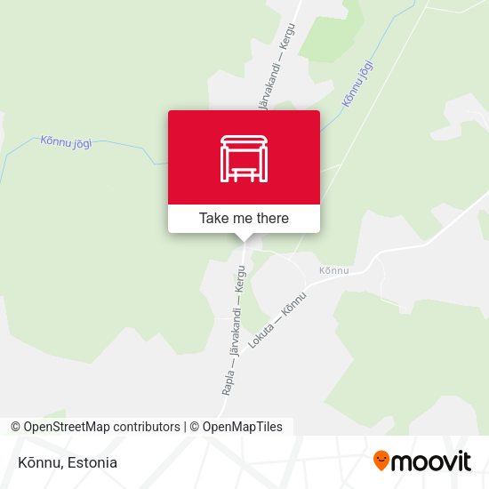Карта Kõnnu