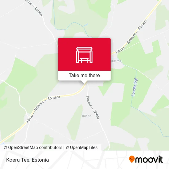 Карта Koeru Tee