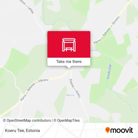 Карта Koeru Tee