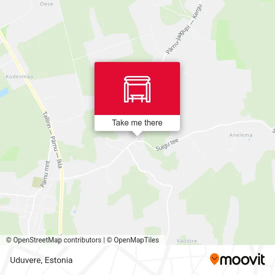 Карта Uduvere
