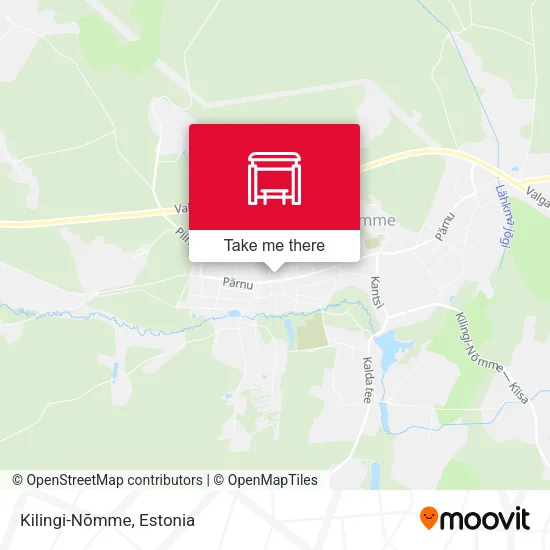 Карта Kilingi-Nõmme
