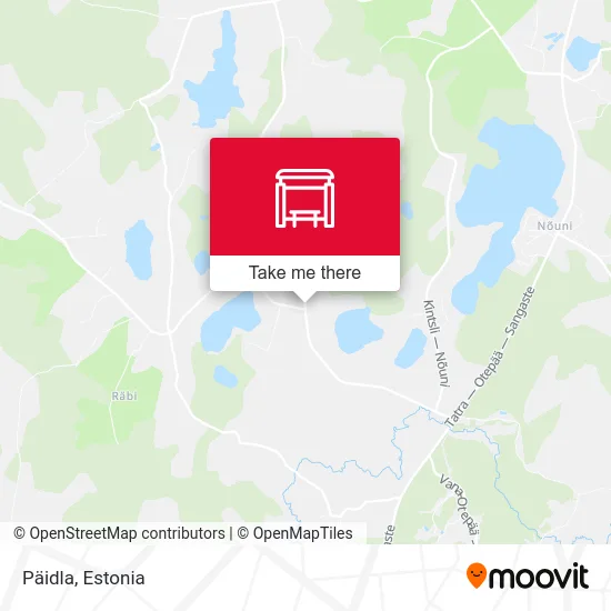 Карта Päidla