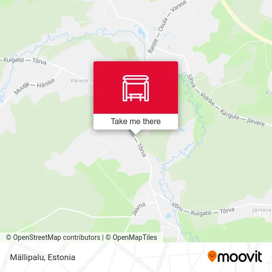 Карта Mällipalu