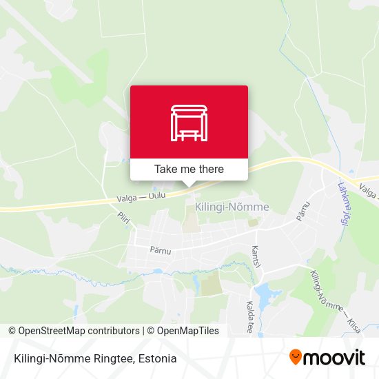 Карта Kilingi-Nõmme Ringtee