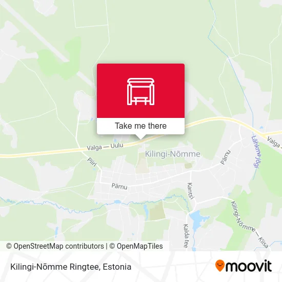 Карта Kilingi-Nõmme Ringtee