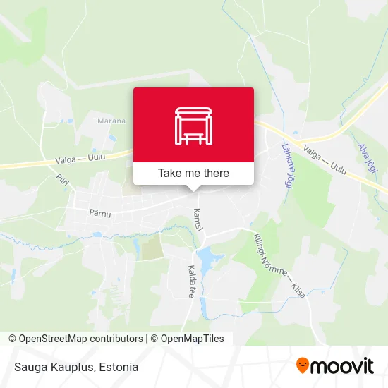 Карта Sauga Kauplus