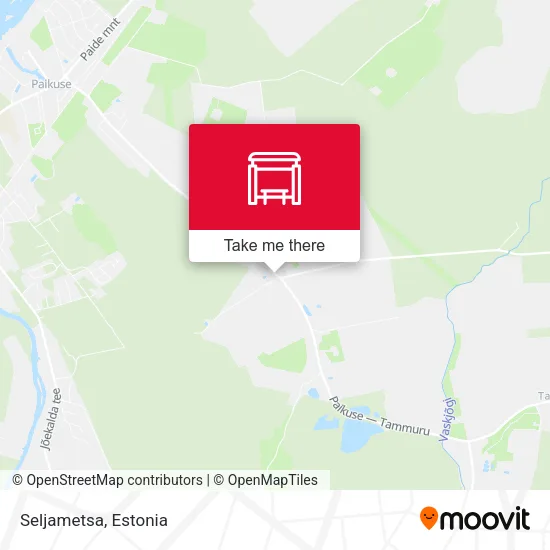 Карта Seljametsa