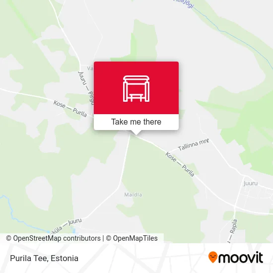 Карта Purila Tee