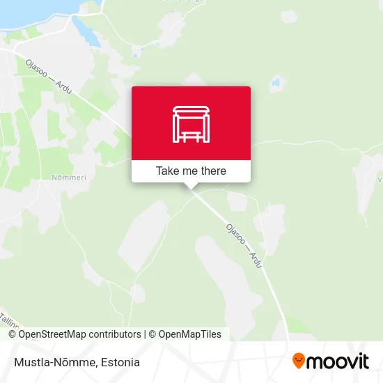 Карта Mustla-Nõmme