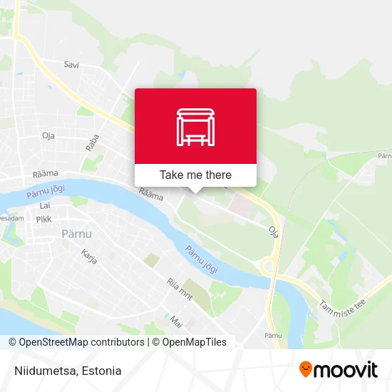 Карта Niidumetsa