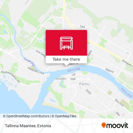 Карта Tallinna Maantee