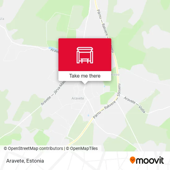 Карта Aravete
