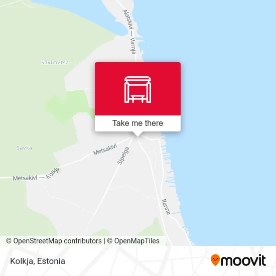 Карта Kolkja
