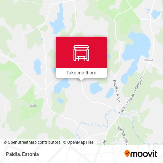 Карта Päidla
