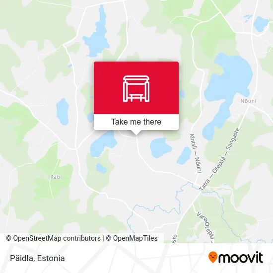 Карта Päidla