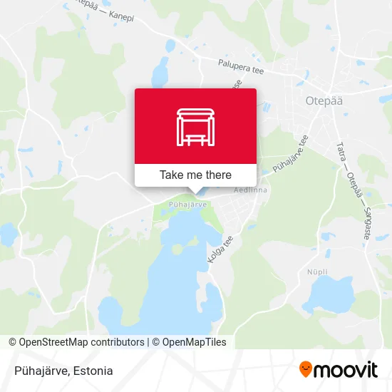 Карта Pühajärve