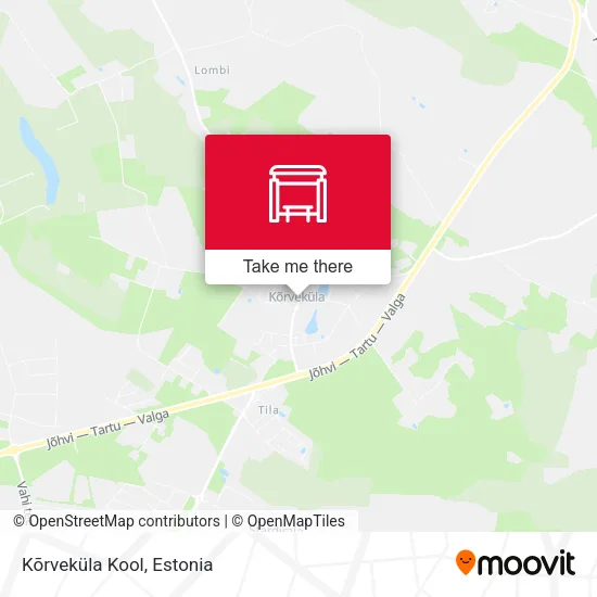 Карта Kõrveküla Kool