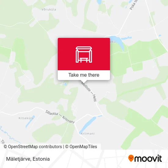 Карта Mäletjärve