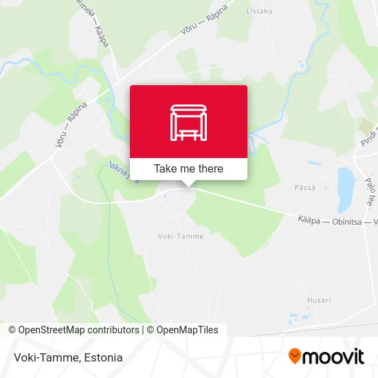 Карта Voki-Tamme