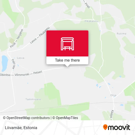 Карта Liivamäe