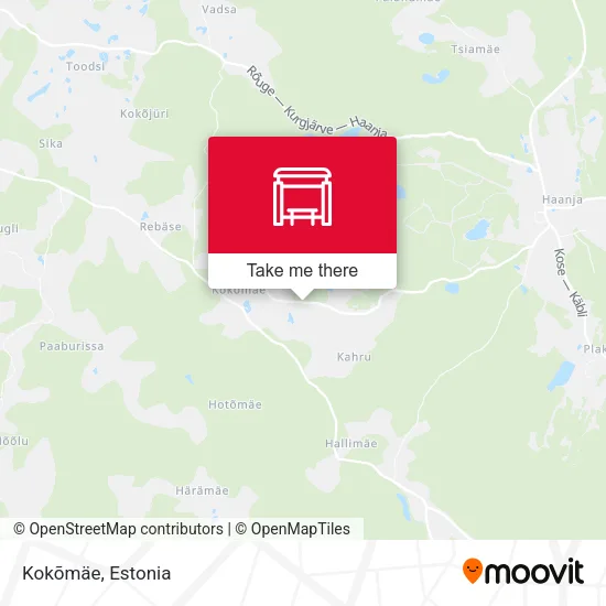 Карта Kokõmäe