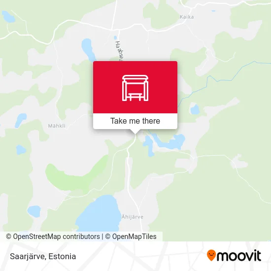 Карта Saarjärve