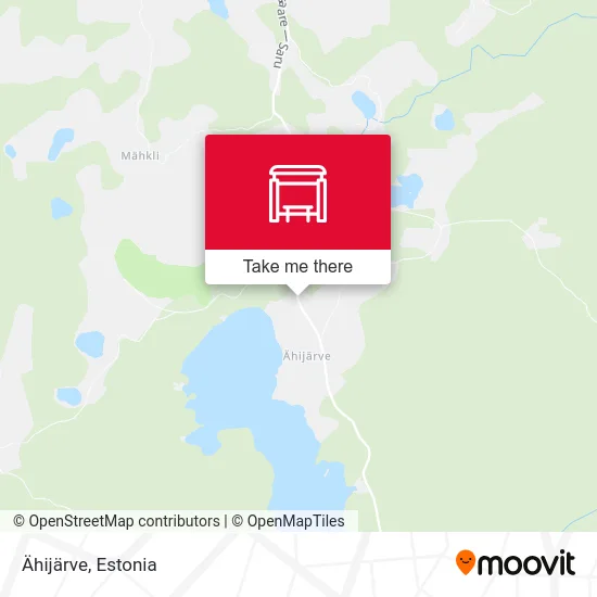 Карта Ähijärve
