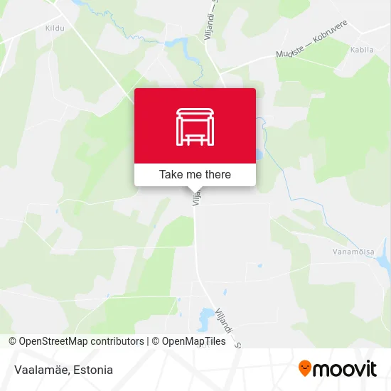 Карта Vaalamäe