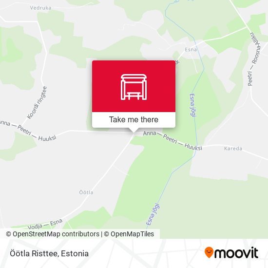 Öötla Risttee map
