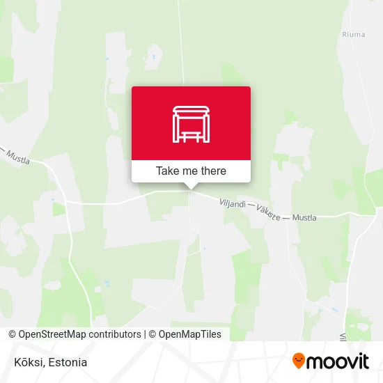 Карта Kõksi
