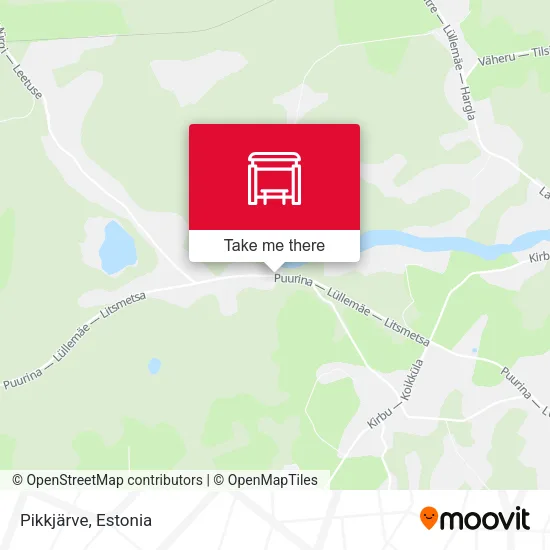 Карта Pikkjärve