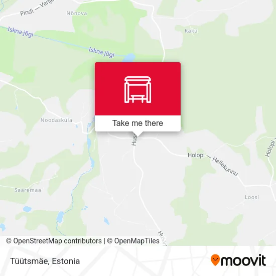 Карта Tüütsmäe