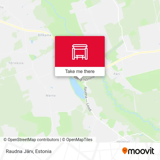 Карта Raudna Järv