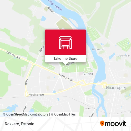 Карта Rakvere