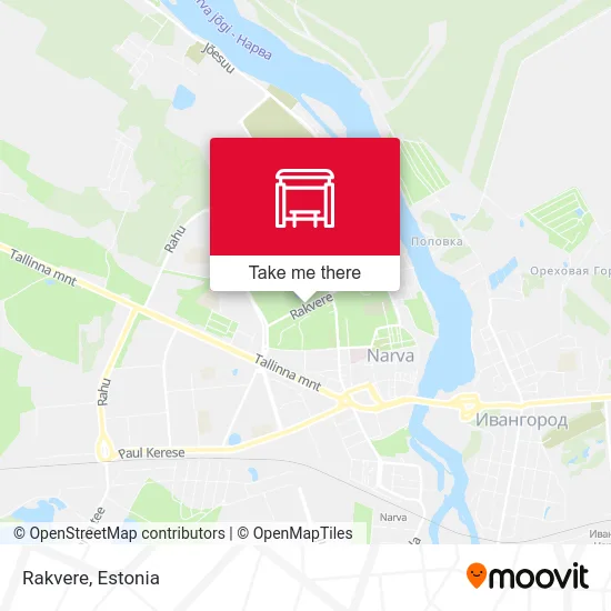 Карта Rakvere