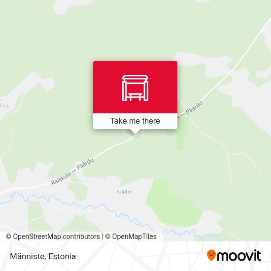 Карта Männiste