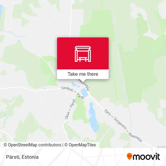 Карта Pärsti