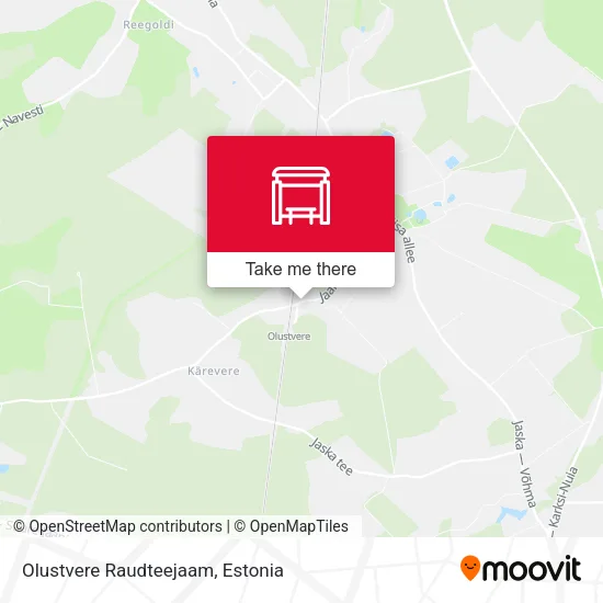 Карта Olustvere Raudteejaam