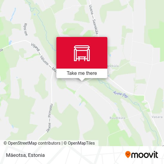Карта Mäeotsa